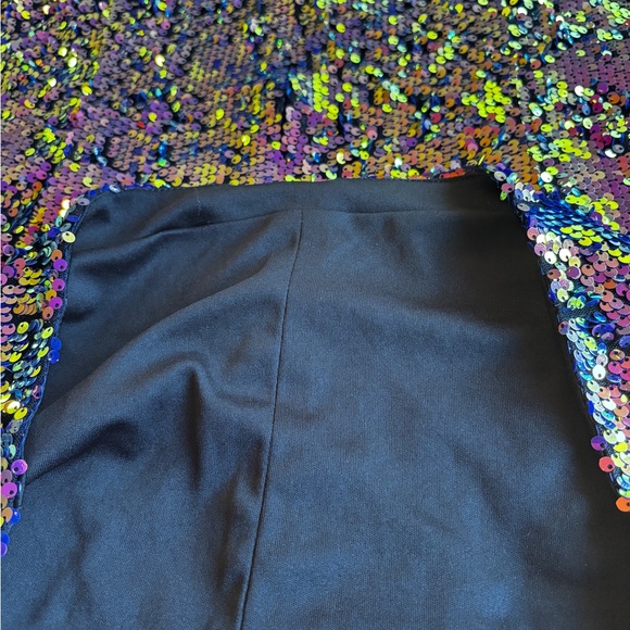 Forever 21 Sequin Off-Shoulder Mini Dress 1X - Picture 5 of 7